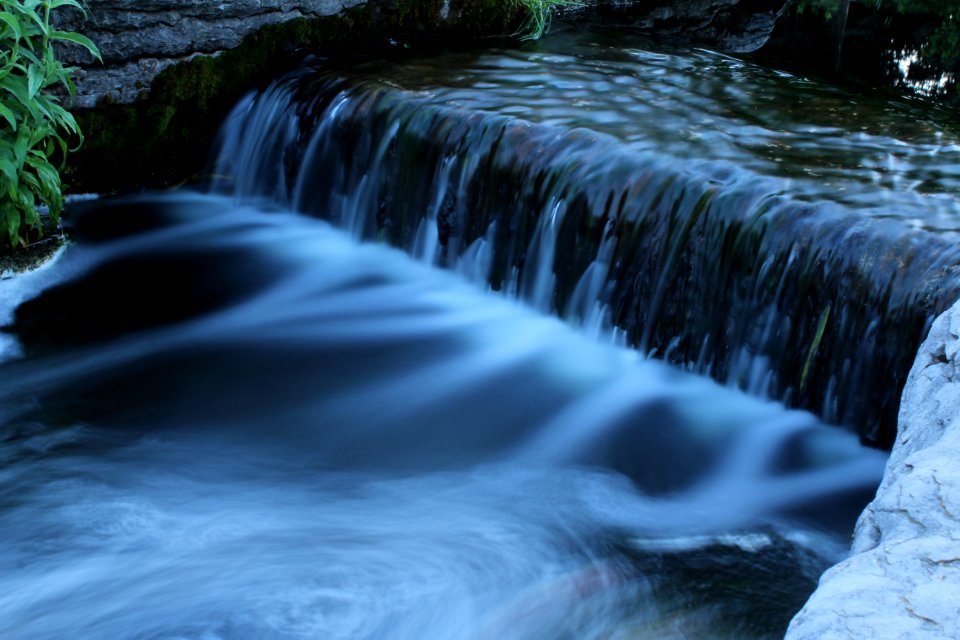 Milliken Park artificial waterfall, June 2018