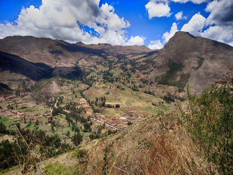 Valley mountain landscape