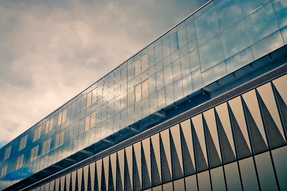 Modern window building