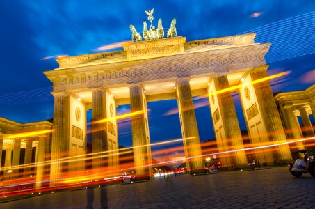 Brandenburg gate quadriga landmark photo