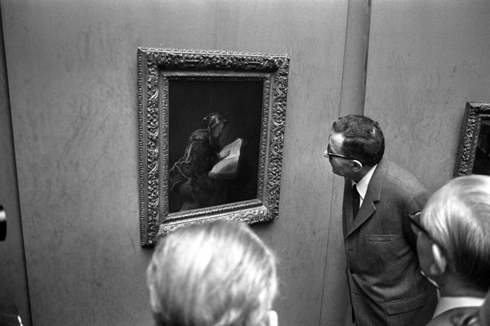 Minister Gromyko bezoekt Rijksmuseum in Amsterdam, tijdens rondleiding, Bestanddeelnr 925-7247
