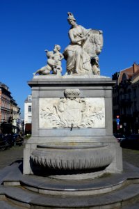Minerva Fountain - Brussels, Belgium - DSC07708