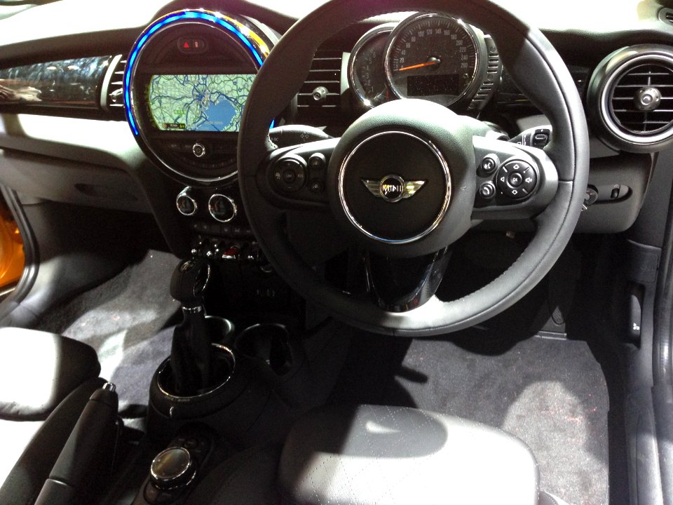 Mini Cooper interior - Tokyo Motor Show 2013