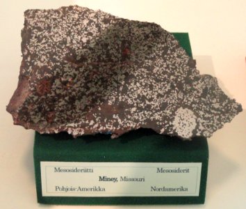 Miney, Missouri, meteorite - Meteorites in the Arppeanum - DSC05482