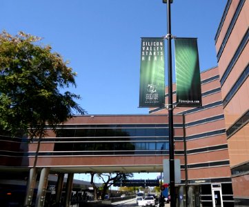 Mineta San Jose airport pickup area
