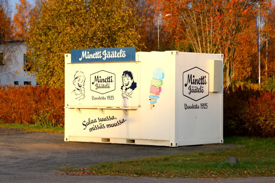 Minetti Ice Cream Kiosk Värttö Oulu 20191005