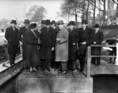 Minister Alfred Banes Minister van Verkeer Engeland in Amsterdam, Bestanddeelnr 903-2794
