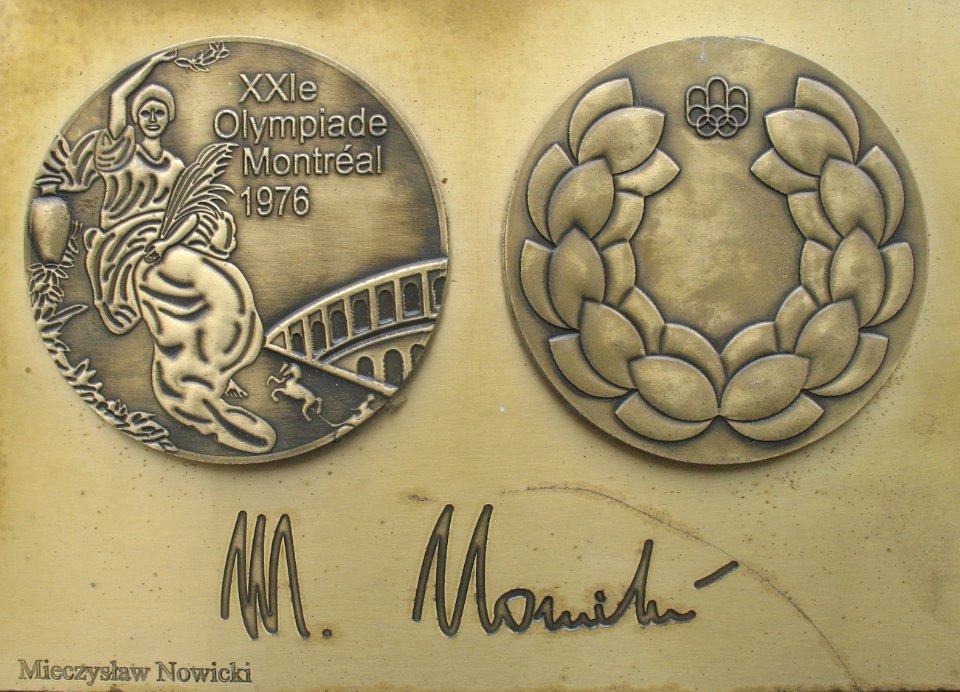 Mieczyslaw Nowicki medal & autograph