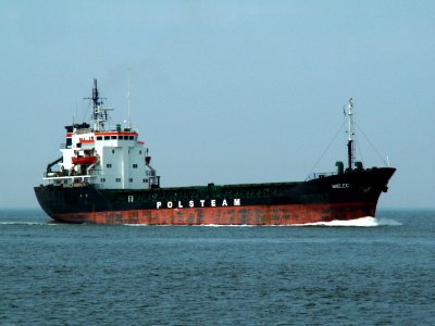 Mielec p1 approaching Port of Rotterdam