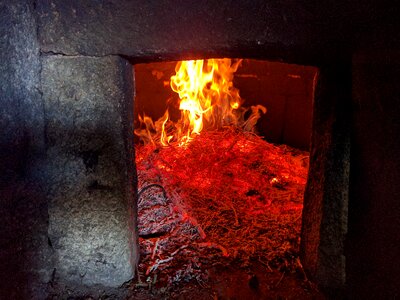 Oven fire lena