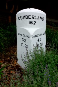 Milestone Cumberland 162 - National Road Museum - DSC02758