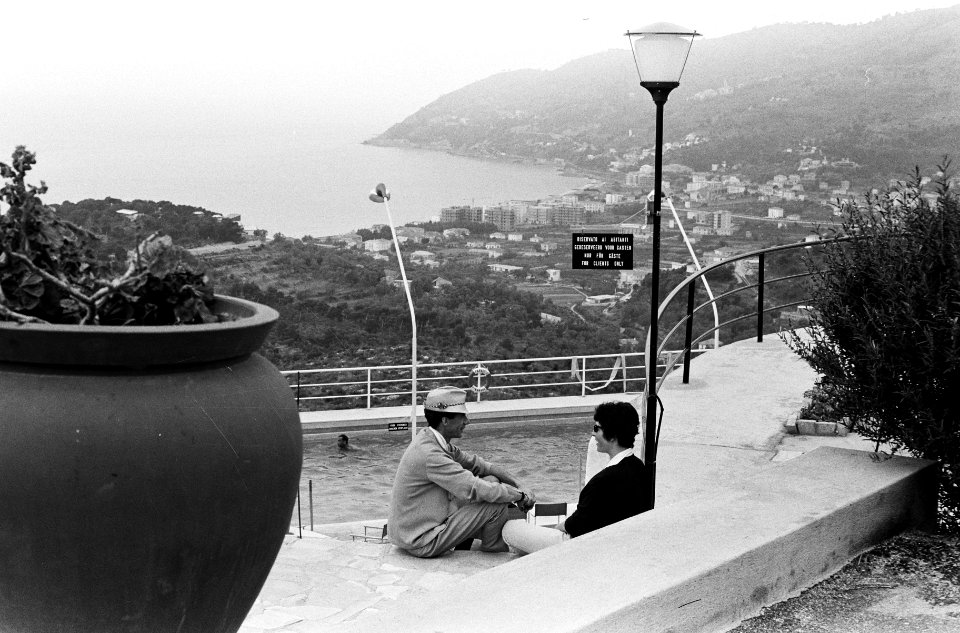 Mies Bouwman en Rudy Carrell met vakantie in Italie Mies Bouwman en Rudy Carrel, Bestanddeelnr 915-1645