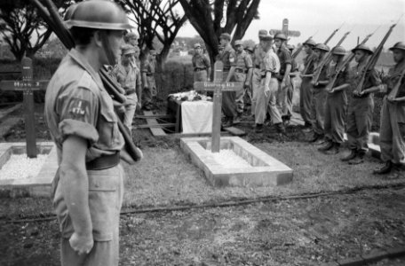 Militaire begrafenis te Bandoeng, Bestanddeelnr 6891