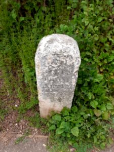 Milestone on Exeter Road photo