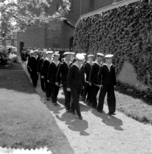 Militaire begroeting overste() Talanan in Haarlem, Bestanddeelnr 908-6330
