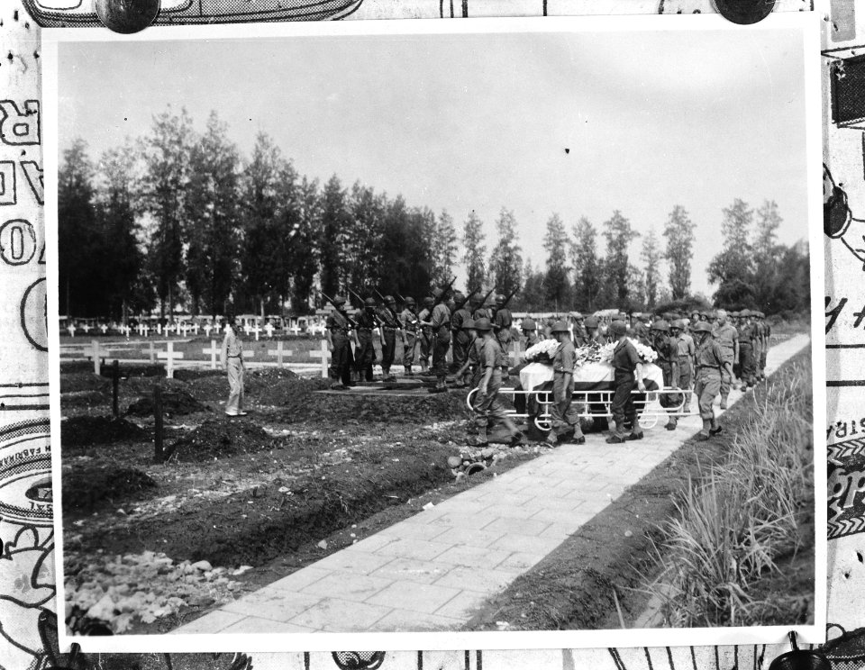 Militaire begrafenis van marinier W. Baas te Soerabaja, Bestanddeelnr 935-3403