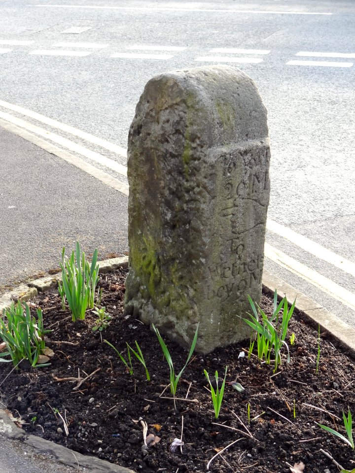Milestone At Junction With Alwoodley Lane