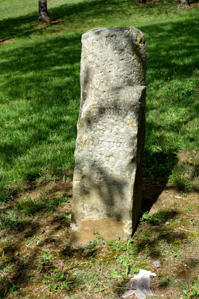 Milestone indecipherable - National Road Museum - DSC02781