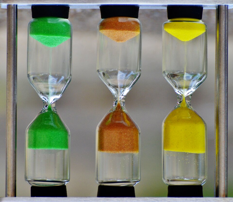 Upside down wrong hourglass
