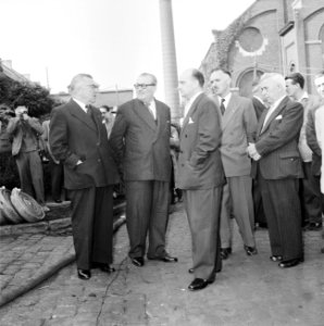 Mijnramp Bois da Caiser , Marrinelle Belgie. Schacht, Bestanddeelnr 934-5970