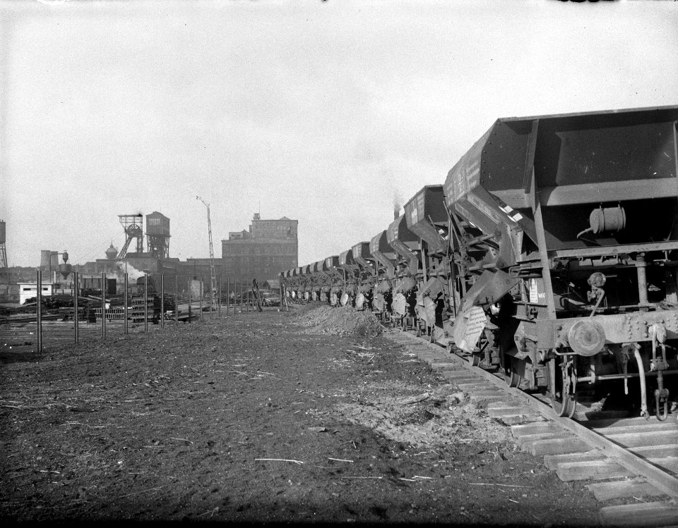 Mijnbrand Staatsmijn Hendrik bij deze mijnramp op 24 maart 1947 vielen 13 dod, Bestanddeelnr 902-0847