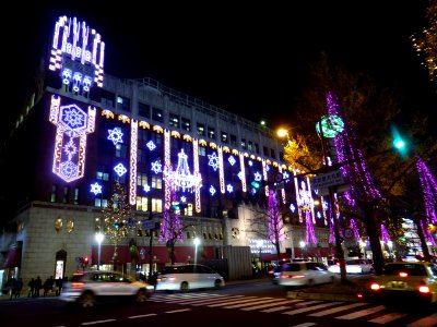 Midosuji illumination at 24th December 2014 (3)