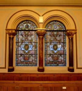 Middle Street Synagogue, Brighton (May 2013) - Stained Glass Windows (3)