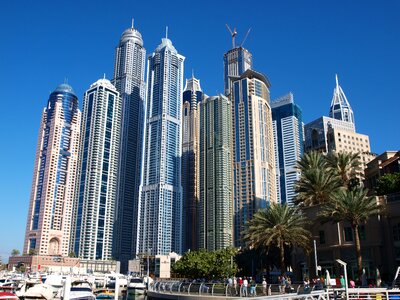 Skyscraper big city u a e