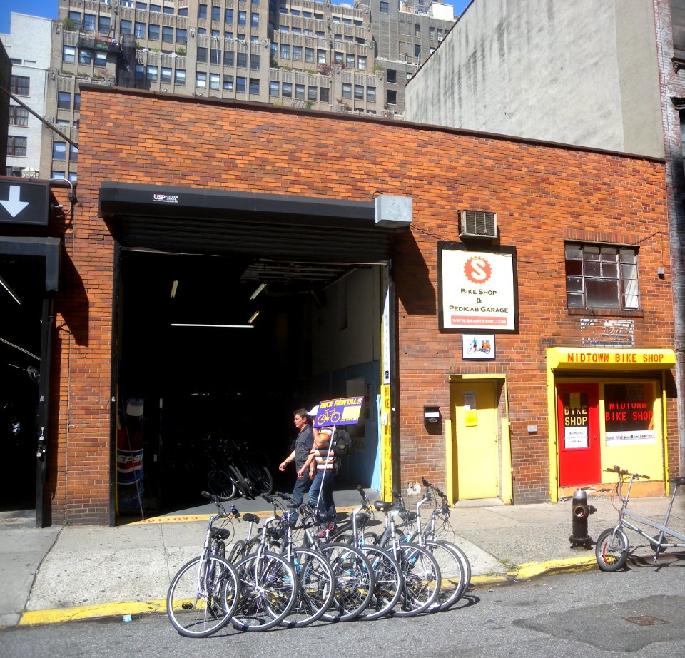 Midtown pedicab garage 321 W35 jeh