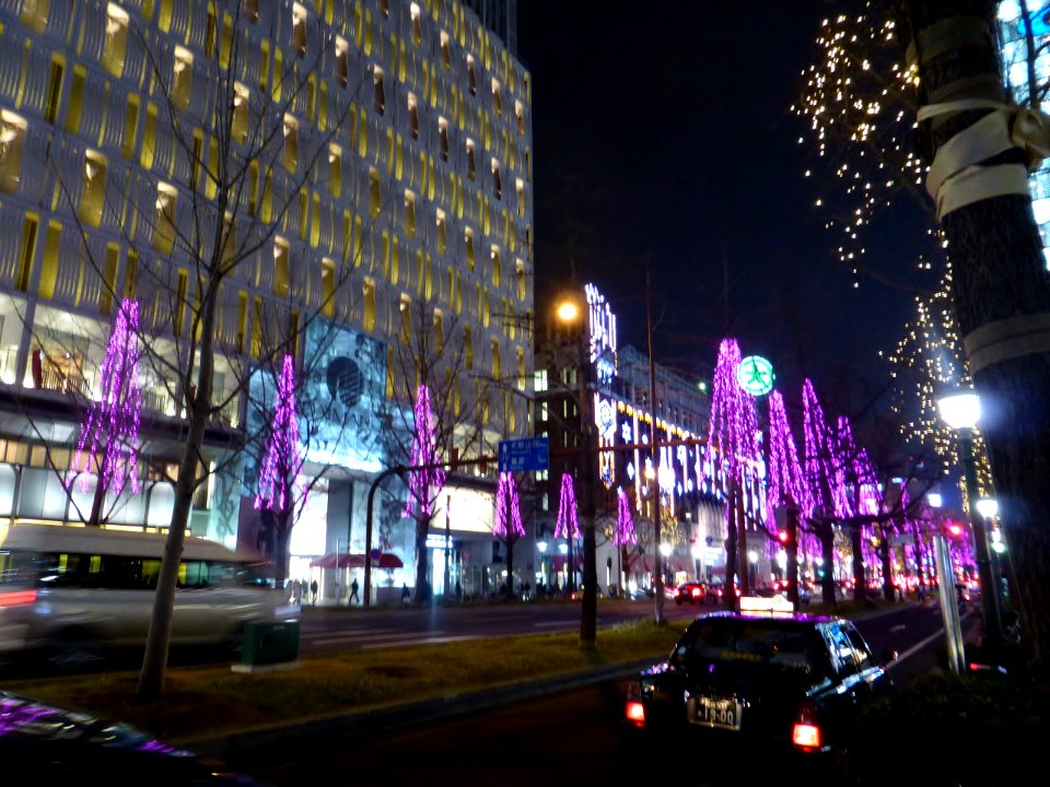 Midosuji illumination at 24th December 2014 (2)