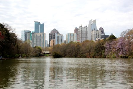 Midtown Atlanta skyline from Piedmont Park, March 2018 3