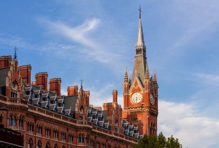Midland Hotel, St Pancras Station, London, England, GB, IMG 5000 edit