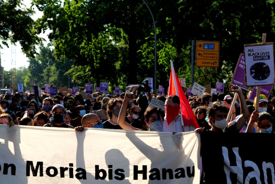 Migrantifa demonstration Berlin 2020-07-18 93