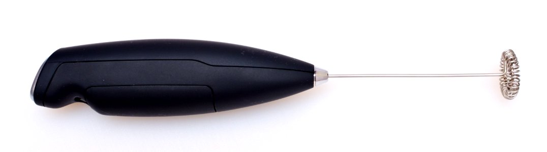 Milk frother wand battery powered