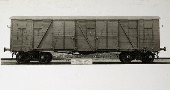 Military Administration - Transportation - Rail - Rolling Stock - BOX CAR FOR USE OF U.S.MILITARY RAILWAYS IN FRANCE - NARA - 45501925 (cropped)