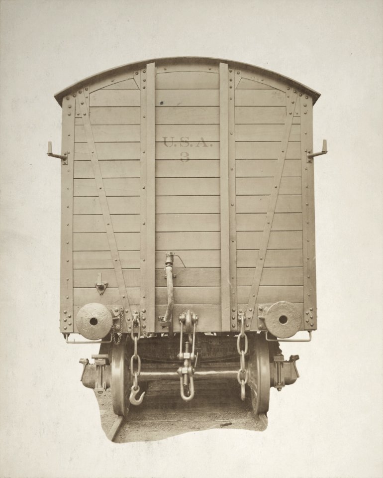Military Administration - Transportation - Rail - Construction - SPARE PARTS CAR MANUFACTURED for the Government by the American Car & Foundry Co., St. Louis, Mo - NARA - 45502135 (cropped)