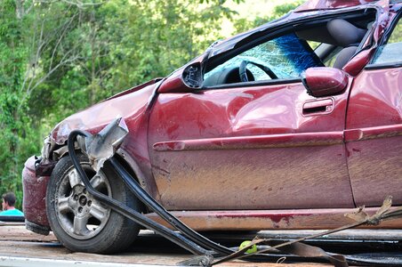 Accident vehicle transportation photo