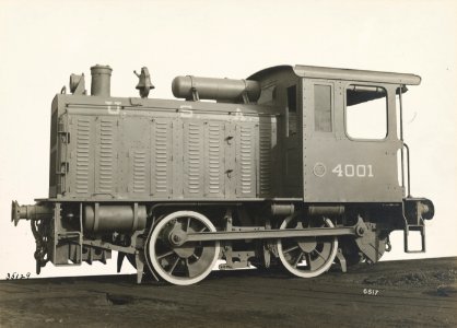 Military Administration - Transportation - Rail - STANDARD GAUGE 125 H.P. GASOLINE LOCOMOTIVE FOR U.S. FORCES OVERSEAS - NARA - 45501798 (cropped)
