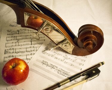 Apple sheet music classical music photo