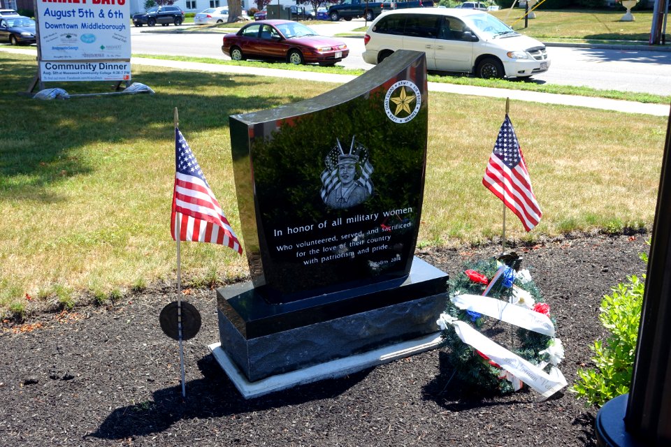 Military Women Memorial - Middleboro Veterans' Memorial Park - Middleborough, Massachusetts - DSC04012