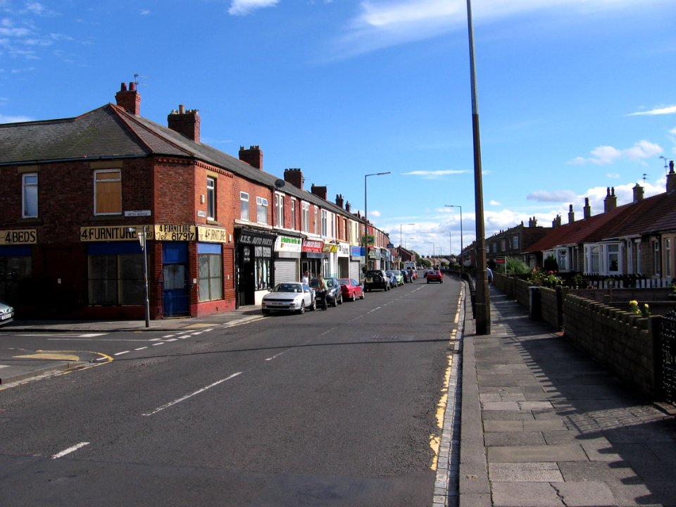Milburn Road shops, Ashington