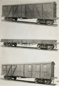 Military Administration - Transportation - Rail - Construction - TYPES OF RAILWAY ROLLING STOCK - NARA - 45502179 (cropped)