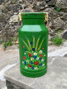 Milchkanne Bauernmalerei 02