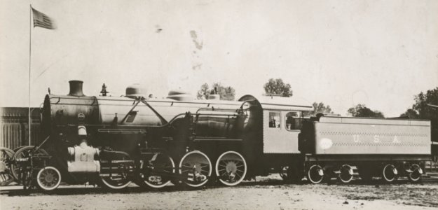 Military Administration - Transportation - Rail - FIRST LOCOMOTIVE BUILT IN U.S - NARA - 45501824 (cropped)