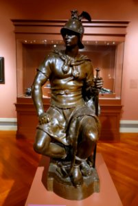 Military Courage by Paul Dubois, French, 1876, bronze - Middlebury College Museum of Art - Middlebury, VT - DSC08135