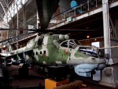 Mil Mi-24 at the Royal Military Museum Brussels