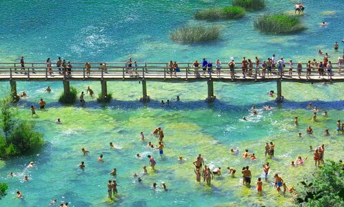 River panorama landscape photo