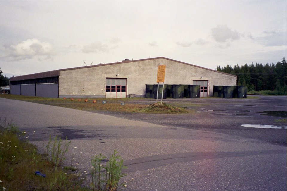Military garage in Hiukkavaara 2008
