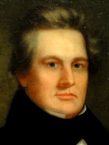 Millard Fillmore by unidentified artist (detail), circa 1843 - DSC03255