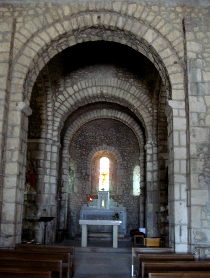 Millay (Nièvre, Fr), intérieur de l'église